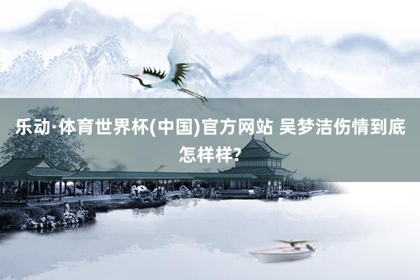 乐动·体育世界杯(中国)官方网站 吴梦洁伤情到底怎样样?